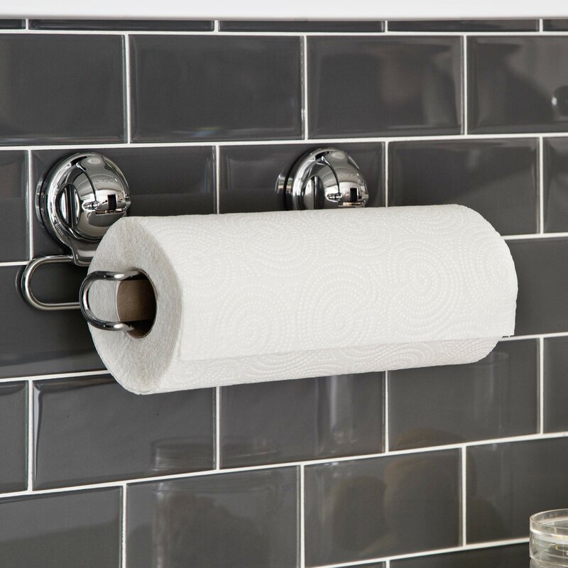 FECA Stainless Steel Wall Mount Paper Towel Holder With Powerful